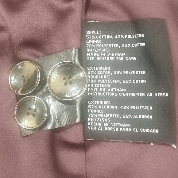 NWOT London Fog Trench coat - Picture 11 of 12